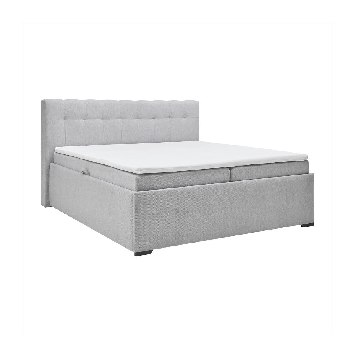 Polsterbett Thor in Grau ca. 200x200cm - Buchefarben/Grau, KONVENTIONELL, Textil (200/200cm) - Mömax