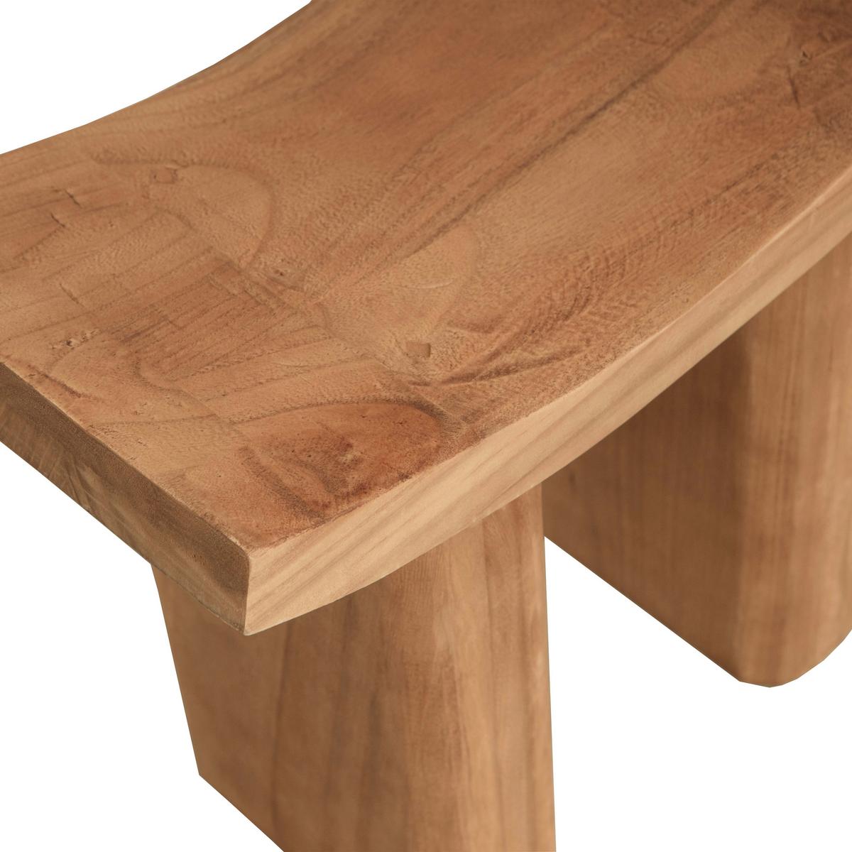 Hocker Japan Holz - Naturfarben, Design, Holz (50/45/25cm) - Livetastic