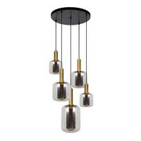 LAMPA WISZĄCA 45494/15/65 JOANET - jasnoszary, Design, szkło (71/180cm) - Lucide