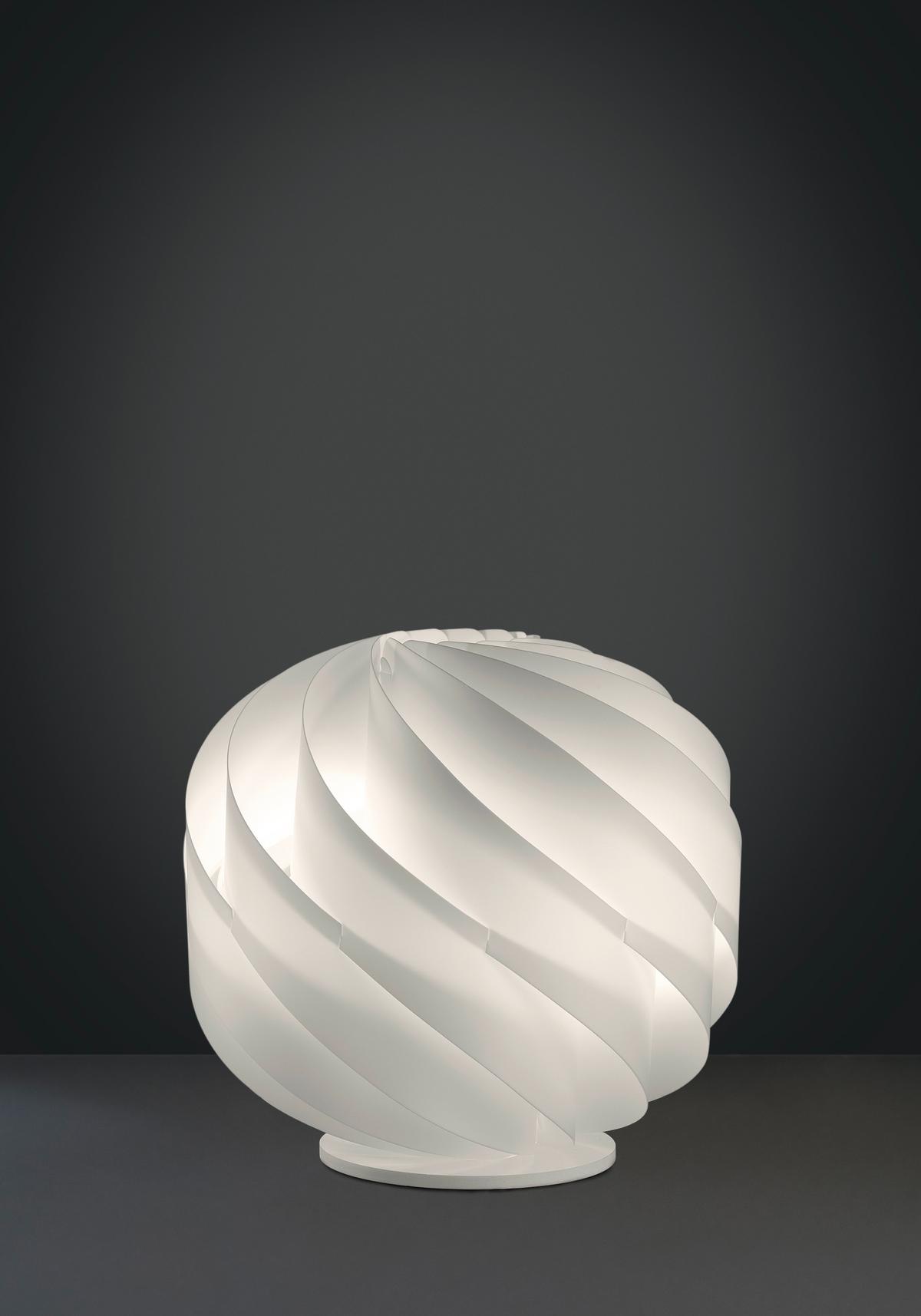 LAMPA STOŁOWA GLOBE - biały, Konventionell, tworzywo sztuczne/metal (55/52cm)