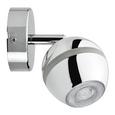 LED-Wandleuchte max. 3 Watt 'Tiffany' - Chromfarben, Metall (8/15,2cm) - Bessagi Home LED-Wandleuchte max. 3 Watt 'Tiffany' - Chromfarben, Metall (8/15,2cm) - Bessagi Home