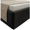 LIT REMBOURRÉ KATAR -EXKLUSIV- - noir, KONVENTIONELL, textile (180/200cm) - Mömax