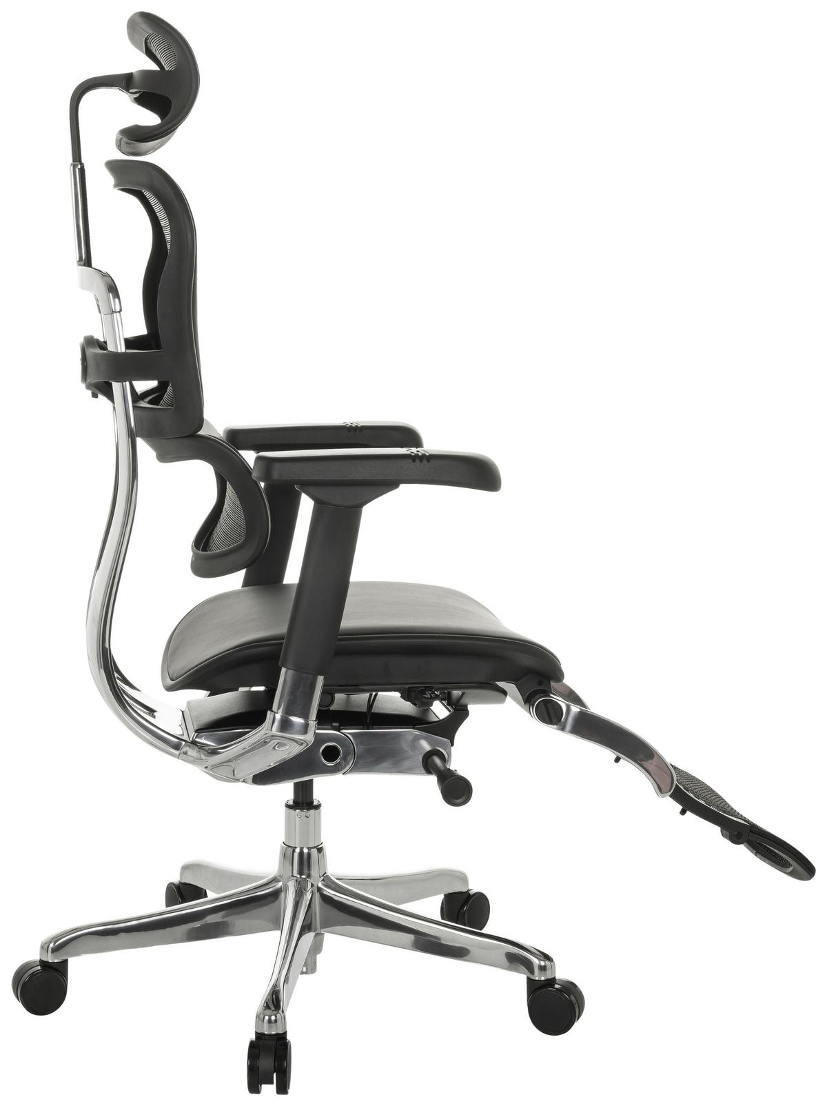 Pisarniški Stol Ergohuman Plus, Črna - črna, Moderno, kovina/umetna masa (76/119 - 138/64cm) - MID.YOU