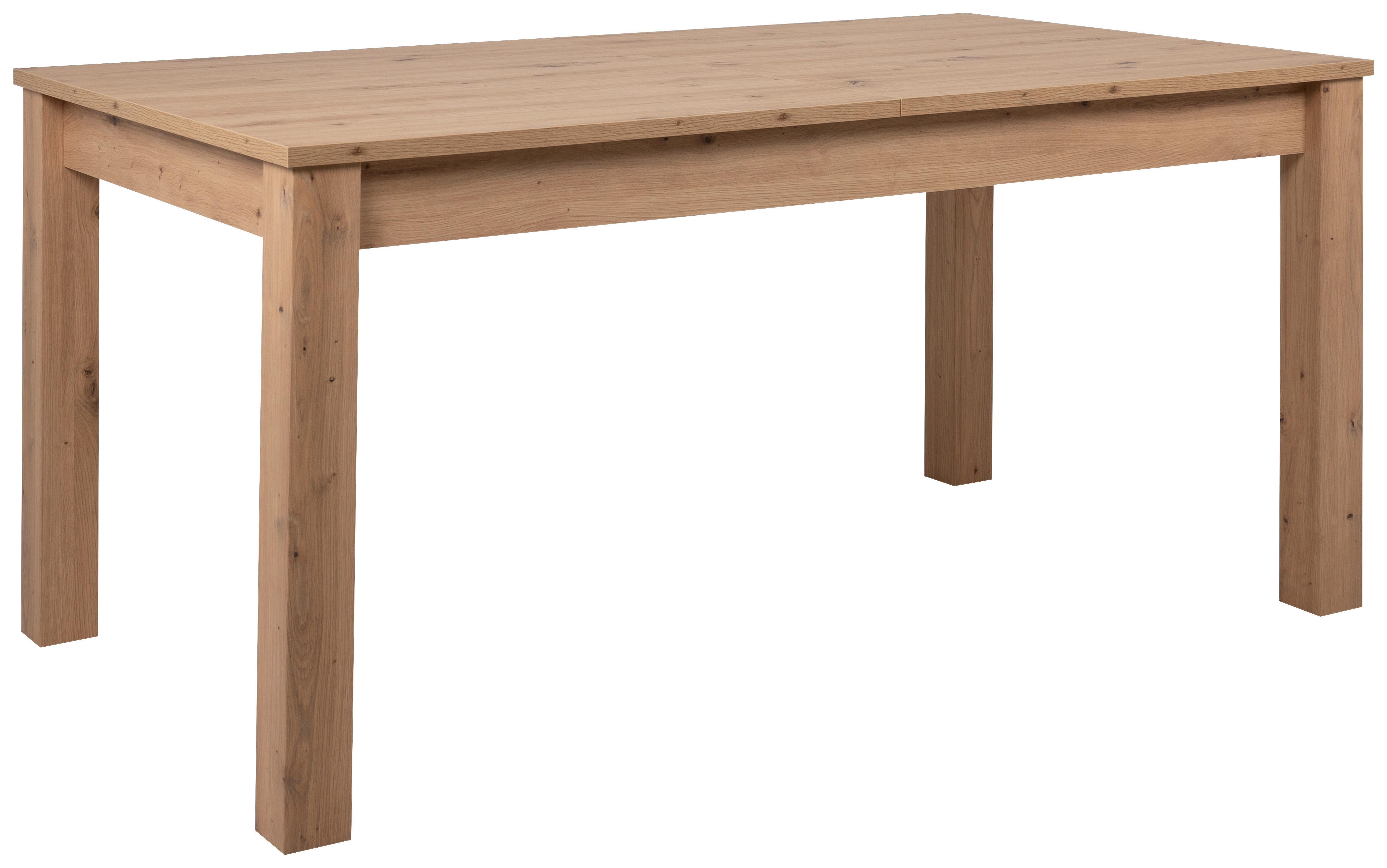 STÓŁ DO JADALNI BERGEN 50 - dąb artisan, Lifestyle, materiał drewnopochodny (160-215/90/75cm) - MID.YOU