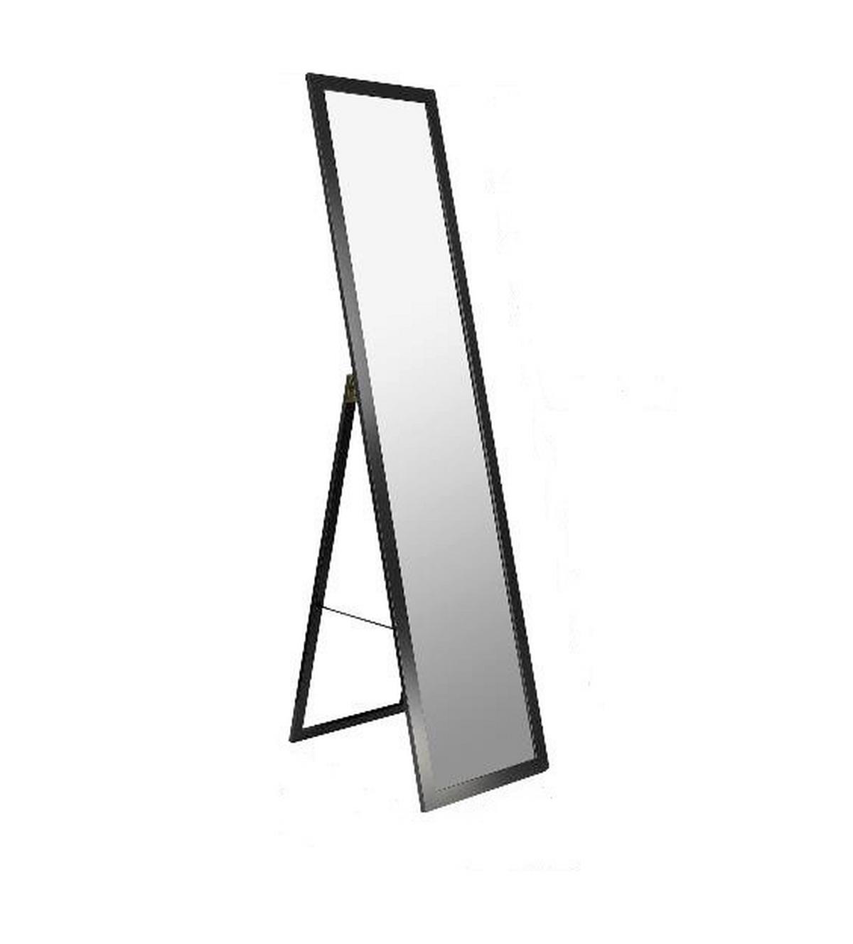 Standspiegel in Schwarz - Schwarz, MODERN, Glas/Holzwerkstoff (36/156/44cm) - Mömax