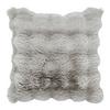 Krzneni Jastuk Bella - siva, Moderno, tekstil (45/45cm) - Premium Living