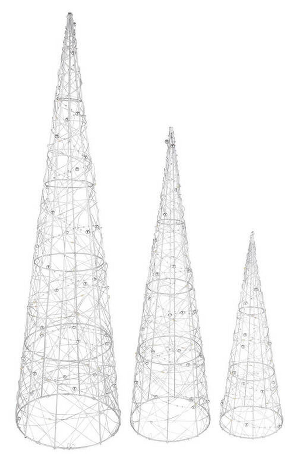 LED-DEKOLEUCHTE 29894-3 - Klar/Transparent, Basics, Kunststoff (13/17/21/40/60/80cm) - Globo