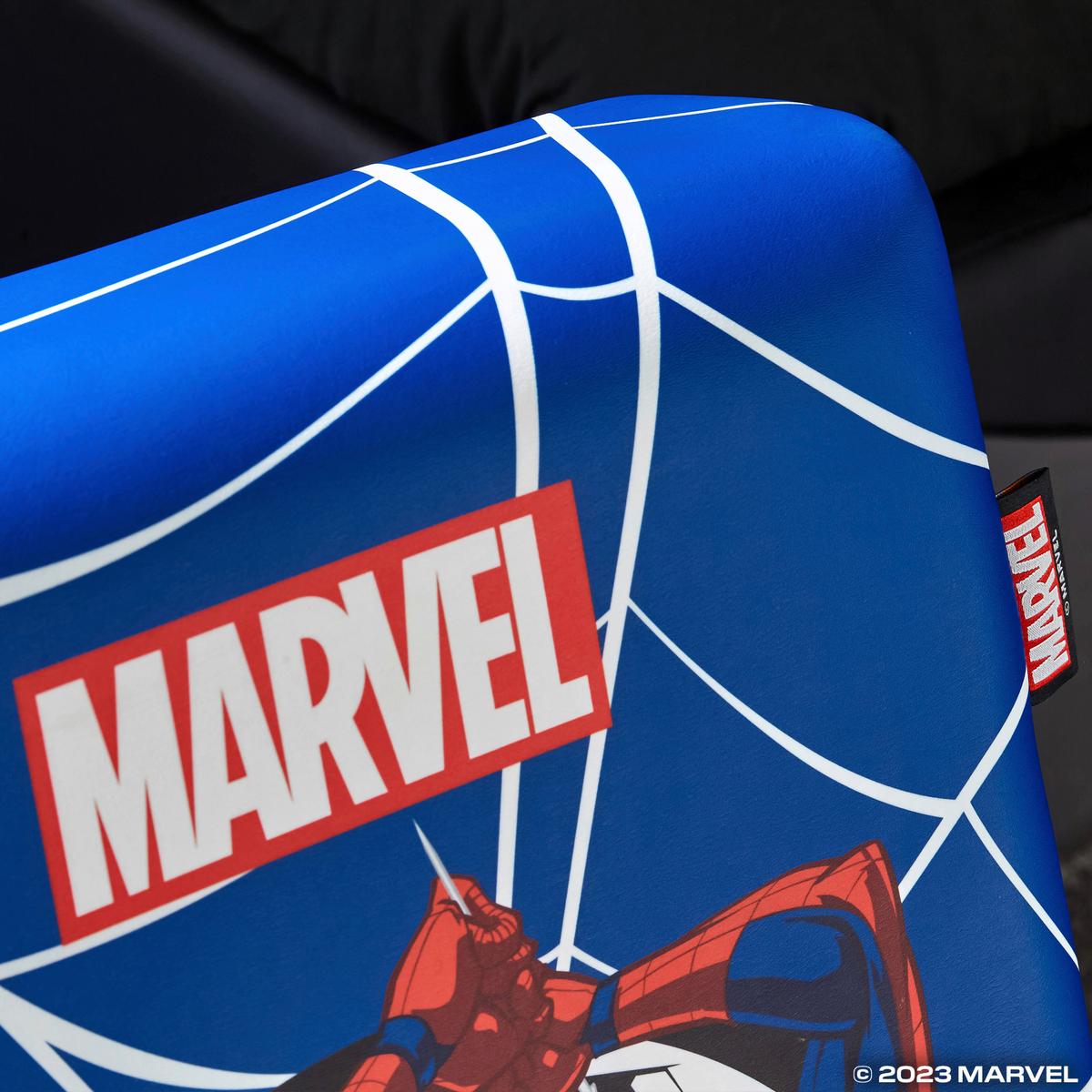 Gamingsessel Marvel ca. 40x65,5x85,5cm Blau Spiderman - Blau, MODERN, Leder/Holzwerkstoff (40/65,5/85,5cm) - X Rocker