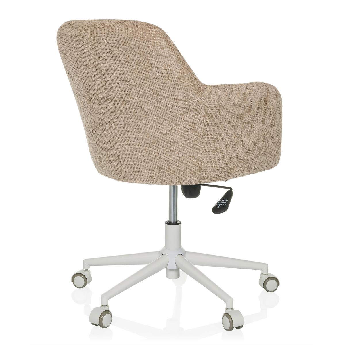 Vrtljivi Stol Solao Home, Bež - bela/bež, Moderno, kovina/umetna masa (58/78/60cm) - MID.YOU