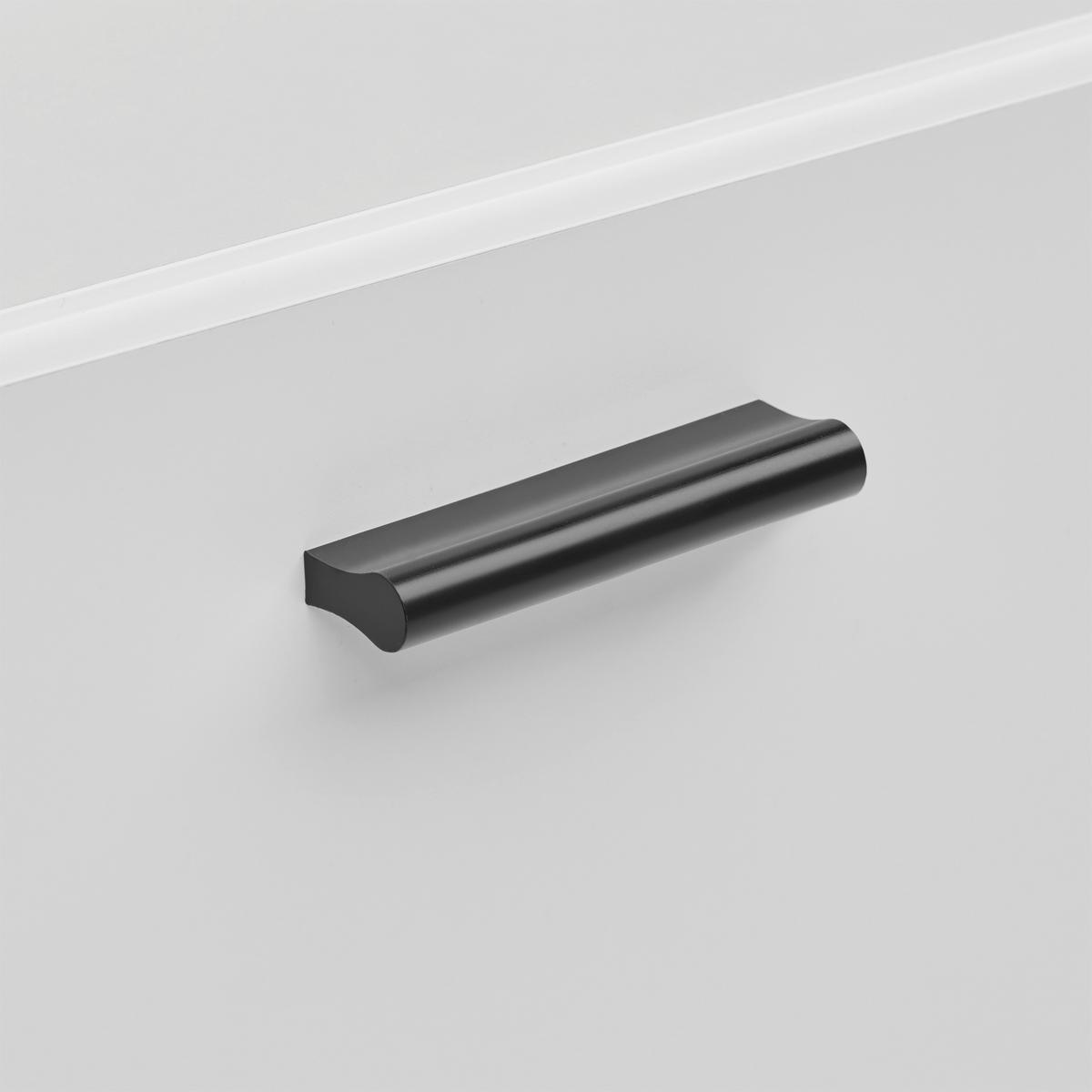 TV-Element Lugo Alpinweiß - Schwarz, MODERN, Holzwerkstoff/Kunststoff (135/43,2/36cm) - Mömax