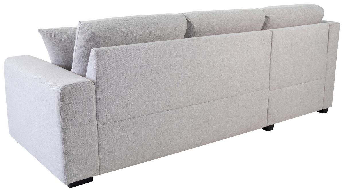 Kutna Garnitura Lukas - srebrne boje, Trend, tekstil (158/239cm) - Modern Living