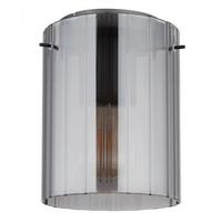 Deckenleuchte Tulivar Dunkelgrau max. 40 Watt - Dunkelgrau, Design, Glas/Metall (18/23cm) - Globo