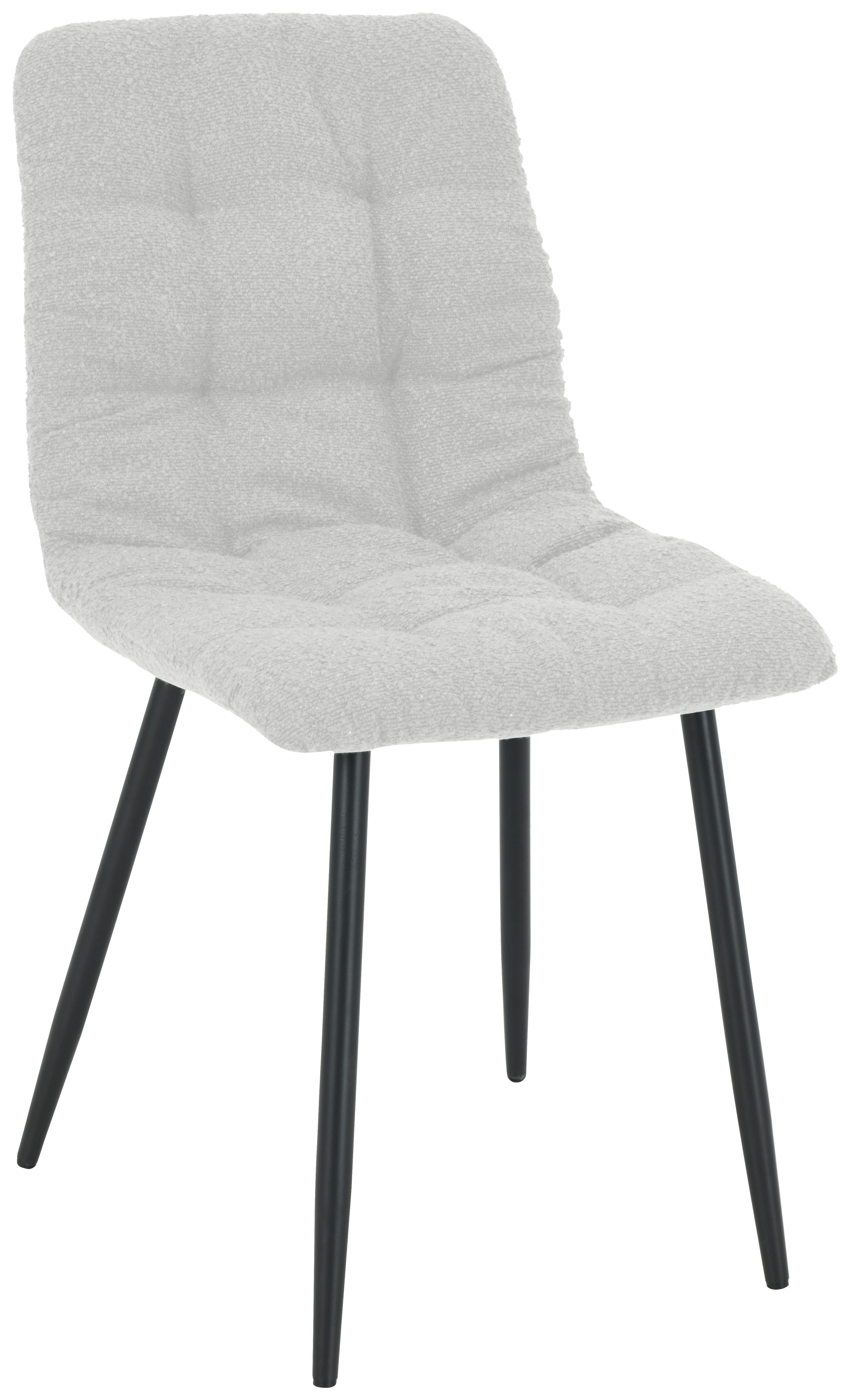Scaun NINO - gri deschis/negru, Modern, lemn/metal (45/88/54,5cm) - Based