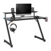 GAMINGBORD RACER II - svart, Modern, metall/trämaterial (120/75-90,8/64cm) - Mömax