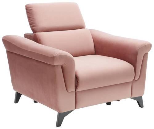 Fotoliu Hampton - roz aprins, Modern, textil (112/100/109cm) - Premium Living