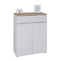 Kommode Macchiato Eiche-/Kaschmirfarben - Kaschmir/Eichefarben, MODERN, Holzwerkstoff/Metall (69/88,5/30cm) - Mömax