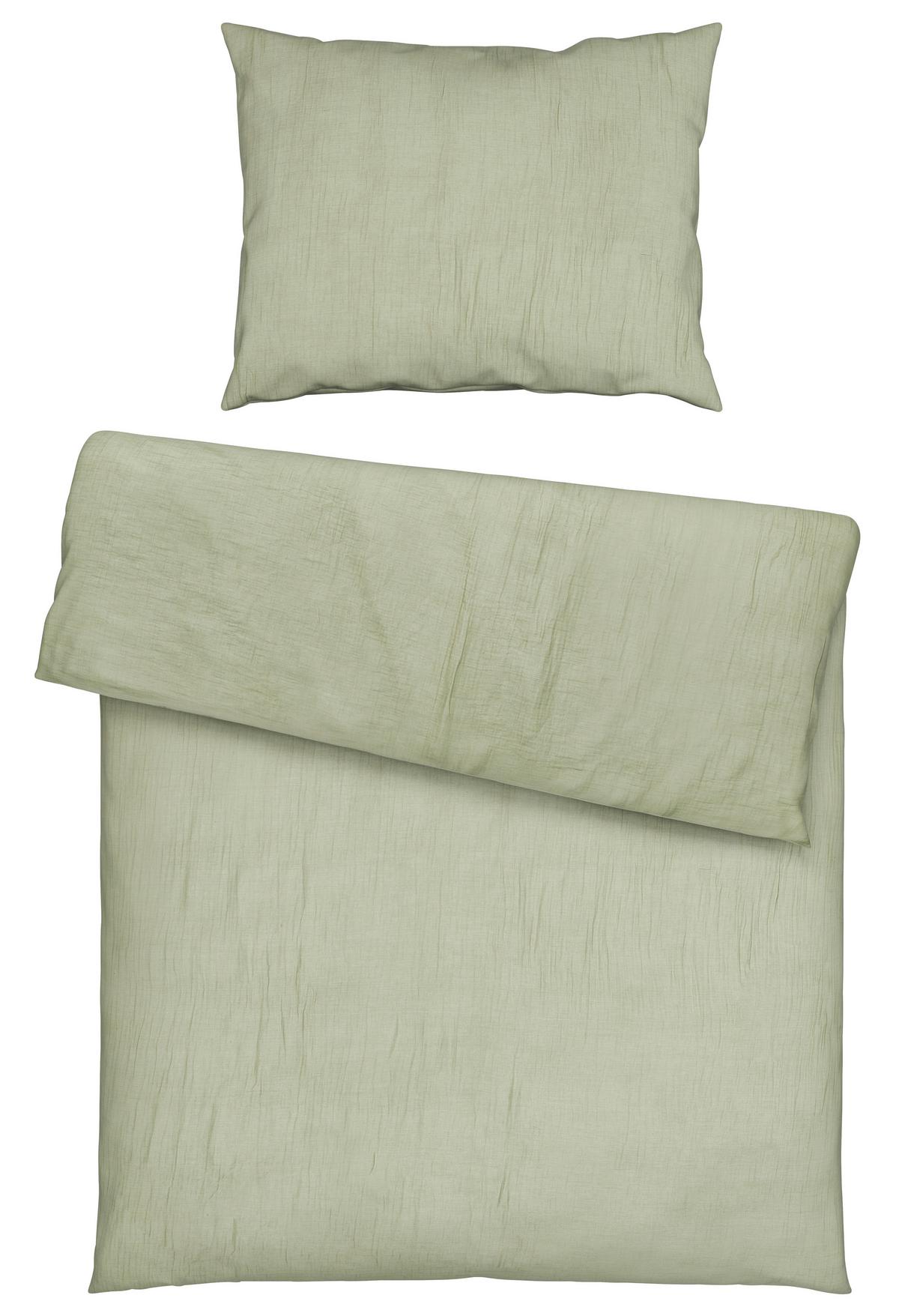 Posteljnina Melania, Zelena, 60/80, 140/200 - zelena, Trendi, tekstil (140/200cm) - Mömax