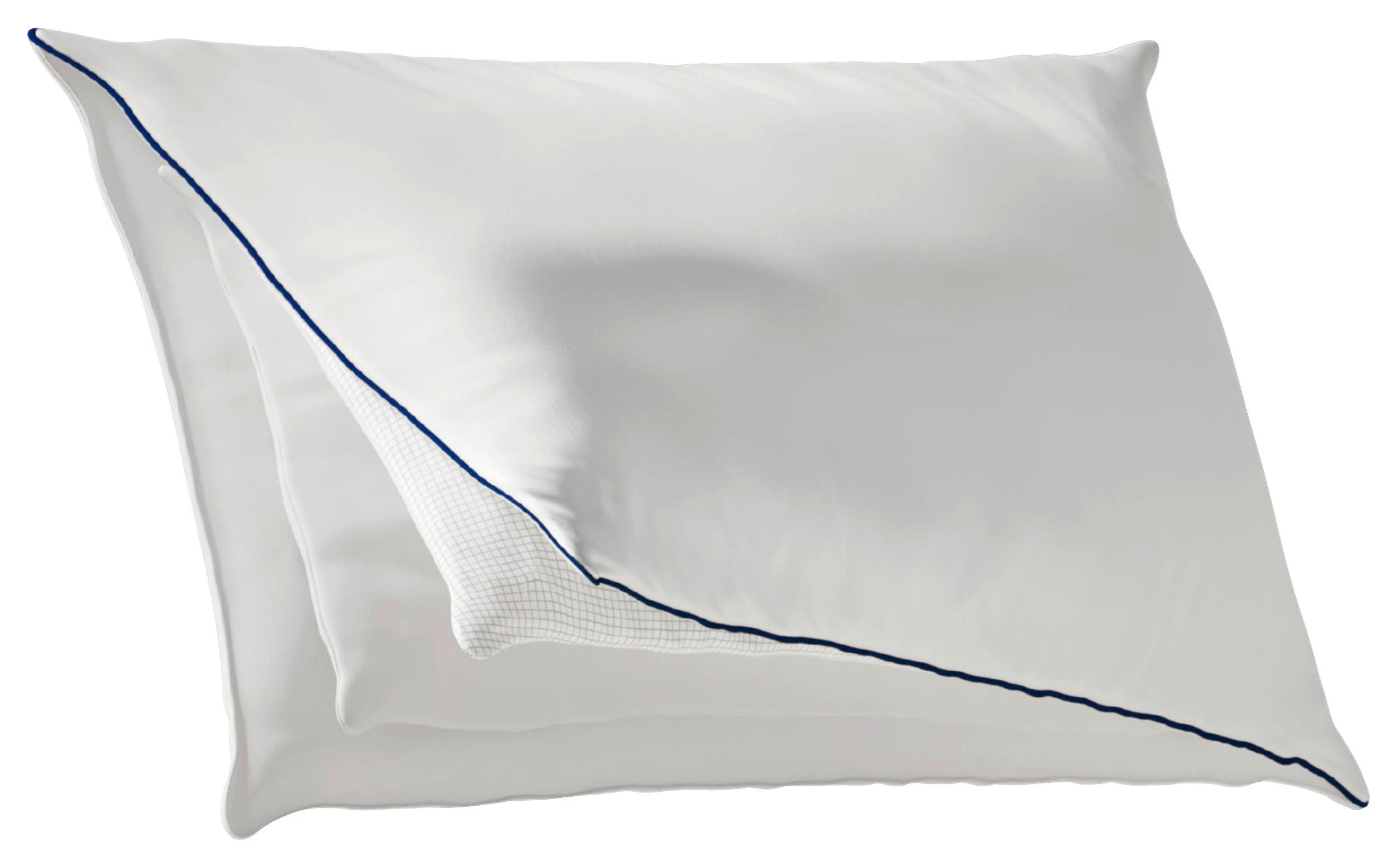 PODUSZKA EMMA PREMIUM FLAUSCHKISSEN - biały, Basics, tkanina (80/40cm) - Emma