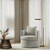 FAUTEUIL MARIETA - Greige/Beige, Modern, Hout/Textiel (77/81/77cm) - Bessagi Home