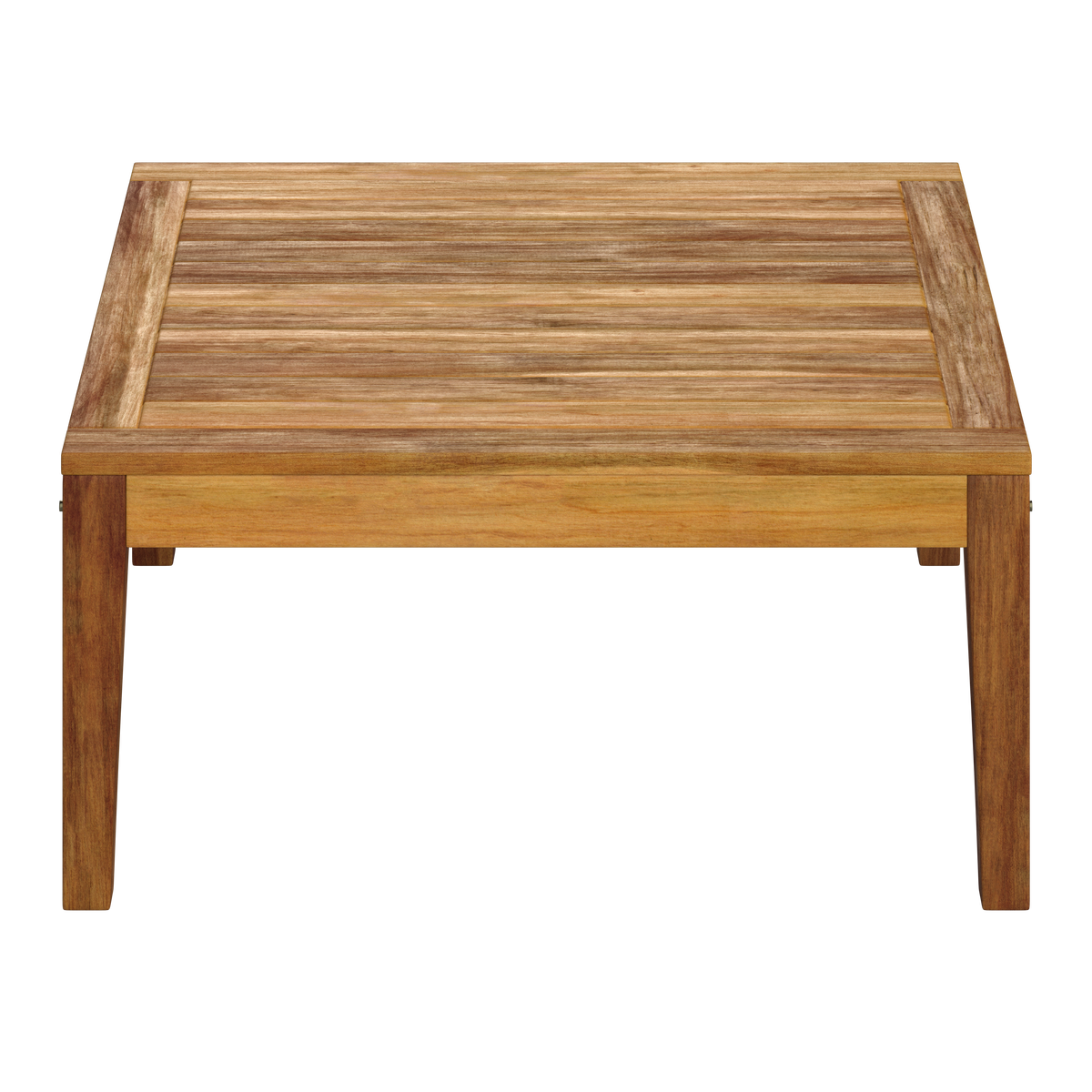 Gartenbank Ornella Creme Akazie/Outdoorstoff +Tisch - Creme/Akaziefarben, MODERN, Holz/Textil (240/66/60cm) - Bessagi Garden