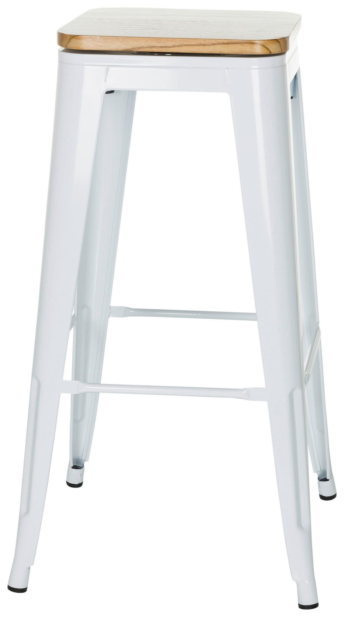 Barski Stol Vantaggio High Ws, Bela - bela, Moderno, kovina/les (44/77/44cm) - MID.YOU