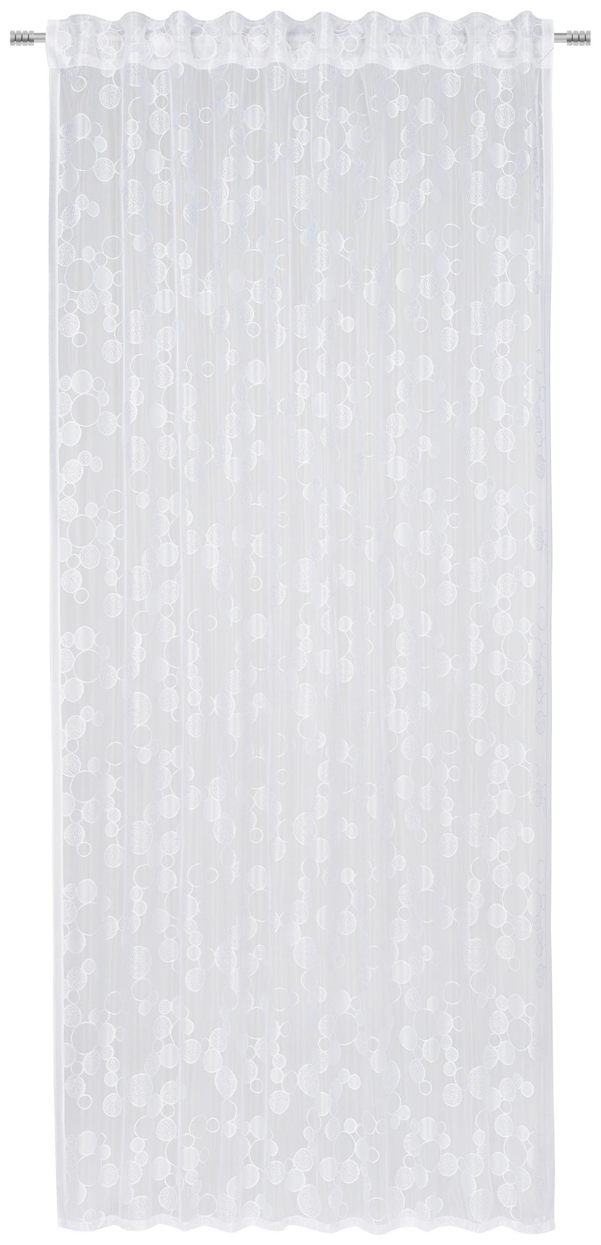 ZASŁONA GOTOWA SOLAIA - biały, Basics, tkanina (140/245cm) - Esposa