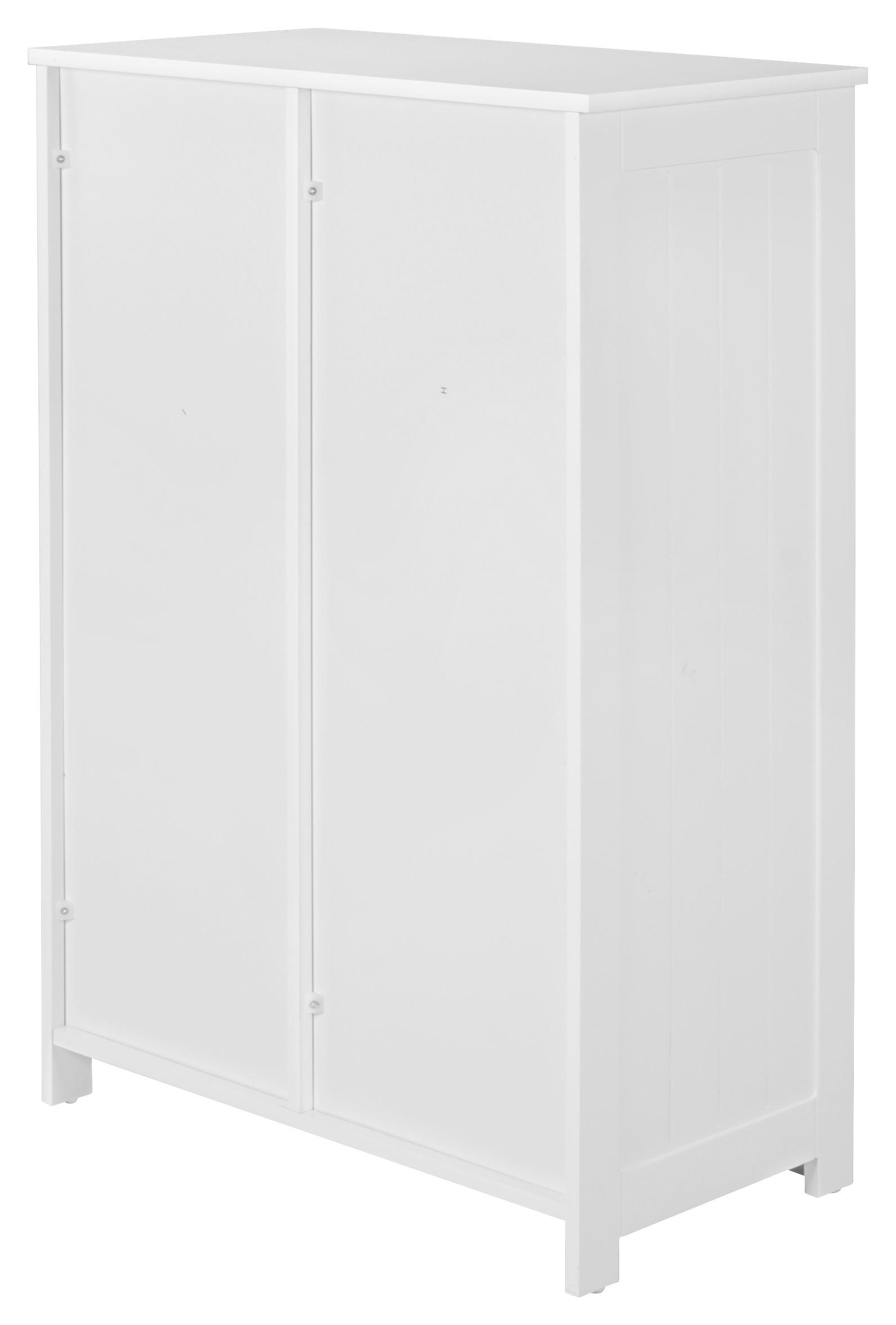 Srednje Visoka Omara Wl5.184 - bela, Basics, leseni material (56/83/30cm) - MID.YOU