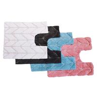 Kopalniška Preproga Zick Zack - roza, Moderno, tekstil (50/55cm)