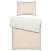 Bettwäsche Annika in Weiß/Beige ca. 140x200cm - Beige/Weiß, Textil (140/200cm) - Modern Living