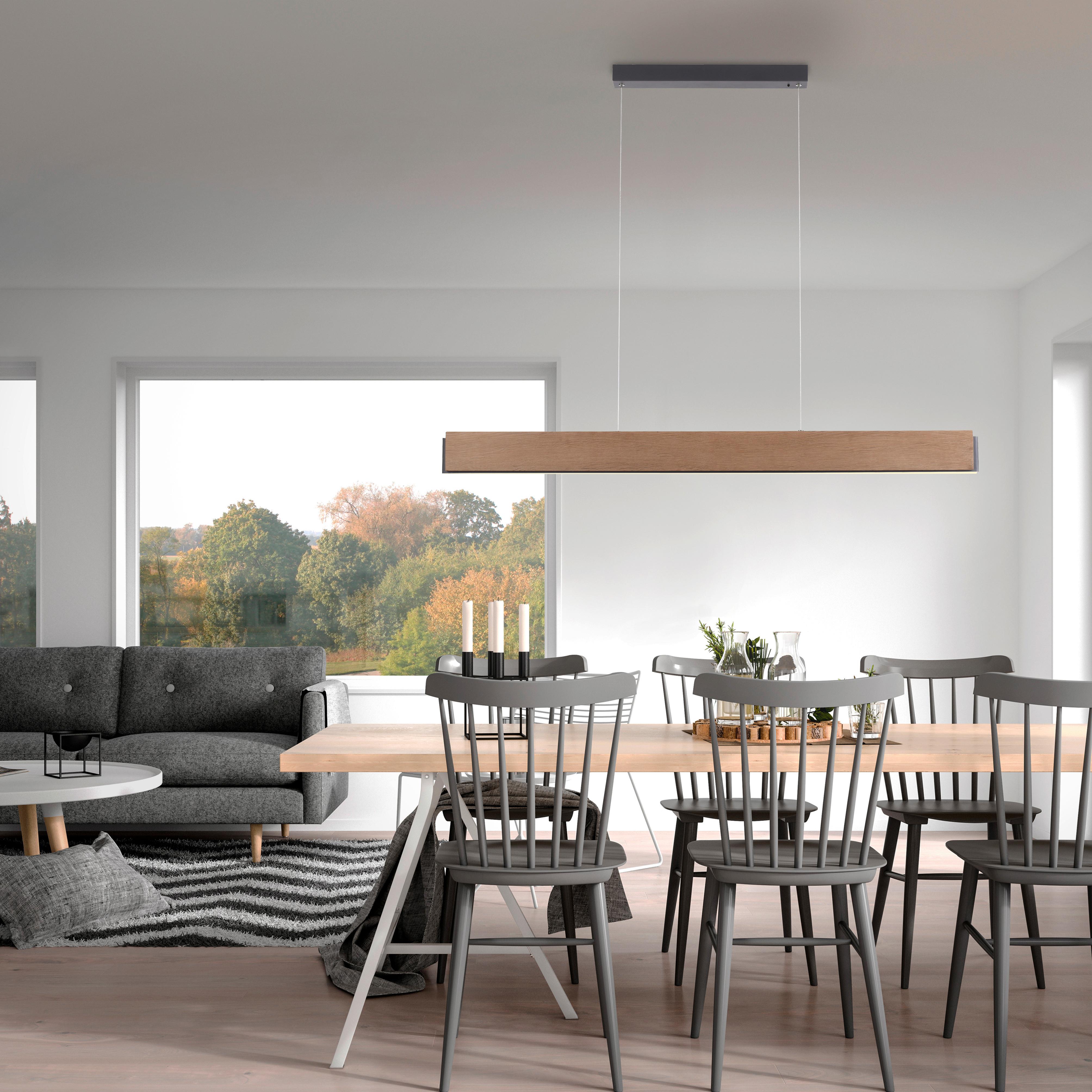 LED-Hängeleuchte Palma max. 43 Watt - LIFESTYLE, Metall (121/6/120cm) - Paul Neuhaus