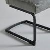 SVIKTSTOL NELIA - grå/svart, Modern, metall/trä (45/95/60cm) - Bessagi Home