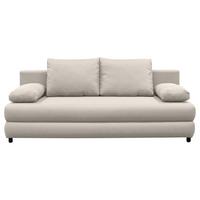 SOFA Z FUNKCJĄ SPANIA MELA - beżowy/czarny, Design, tworzywo sztuczne/tkanina (200/88/87cm) - P & B