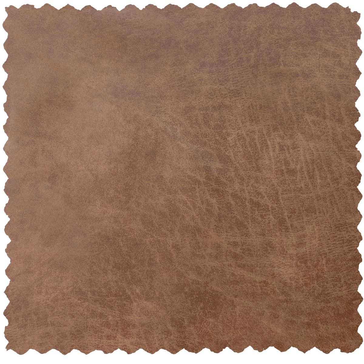 3-Sitzer Sofa Rodeo Classic Cognac B: 275cm - Cognac/Schwarz, Design, Leder/Metall (275/83/88cm) - Livetastic