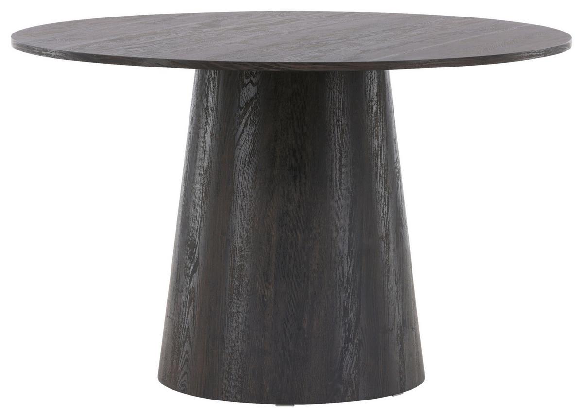ESSTISCH LANZO - Schwarz/Braun, Design, Holz (120/120/75cm) - Livetastic