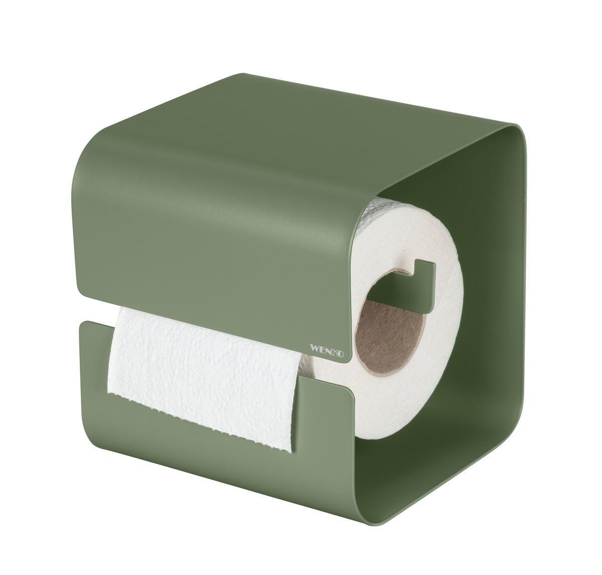 Toilettenpapierhalter Turbo -Loc Lizan Grün - Grün, MODERN, Metall (14/14,5/13,7cm) - Mömax