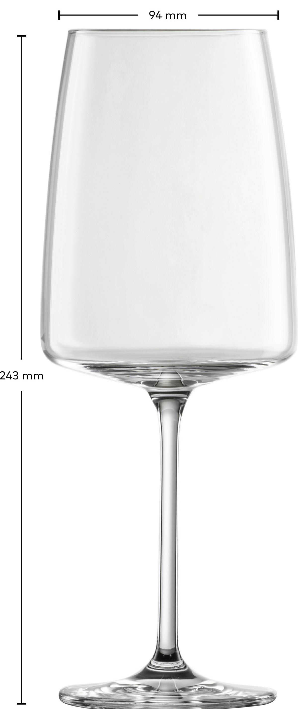 KIELISZEK DO WINA CZERWONEGO 122429 / 120593 - przejrzysty, Design, szkło (9,4/24,3cm) - Zwiesel Glas