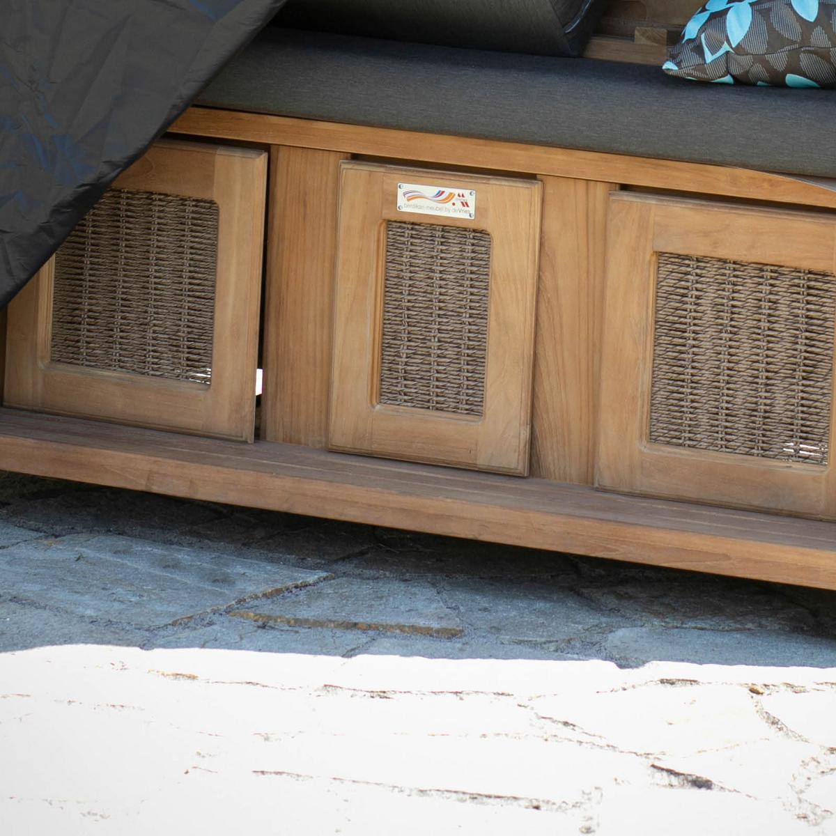 Strandkorb-Schutzhülle Premium Grau - Dunkelgrau, Basics, Kunststoff (128/165/95cm) - Gardenson