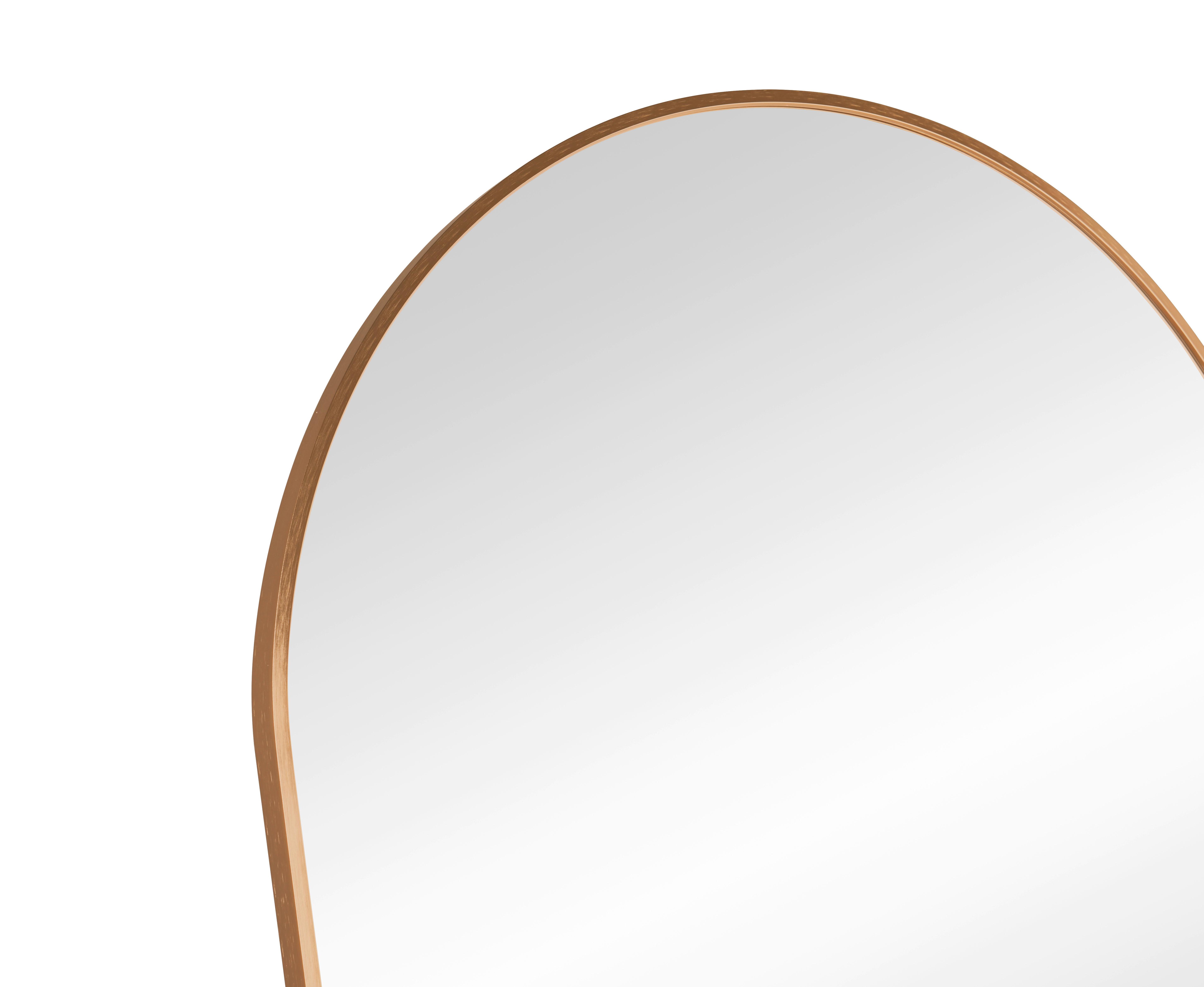 GOLVSPEGEL BRITT GOLD - guldfärgad, Design, metall/glas (70/170cm) - Mömax