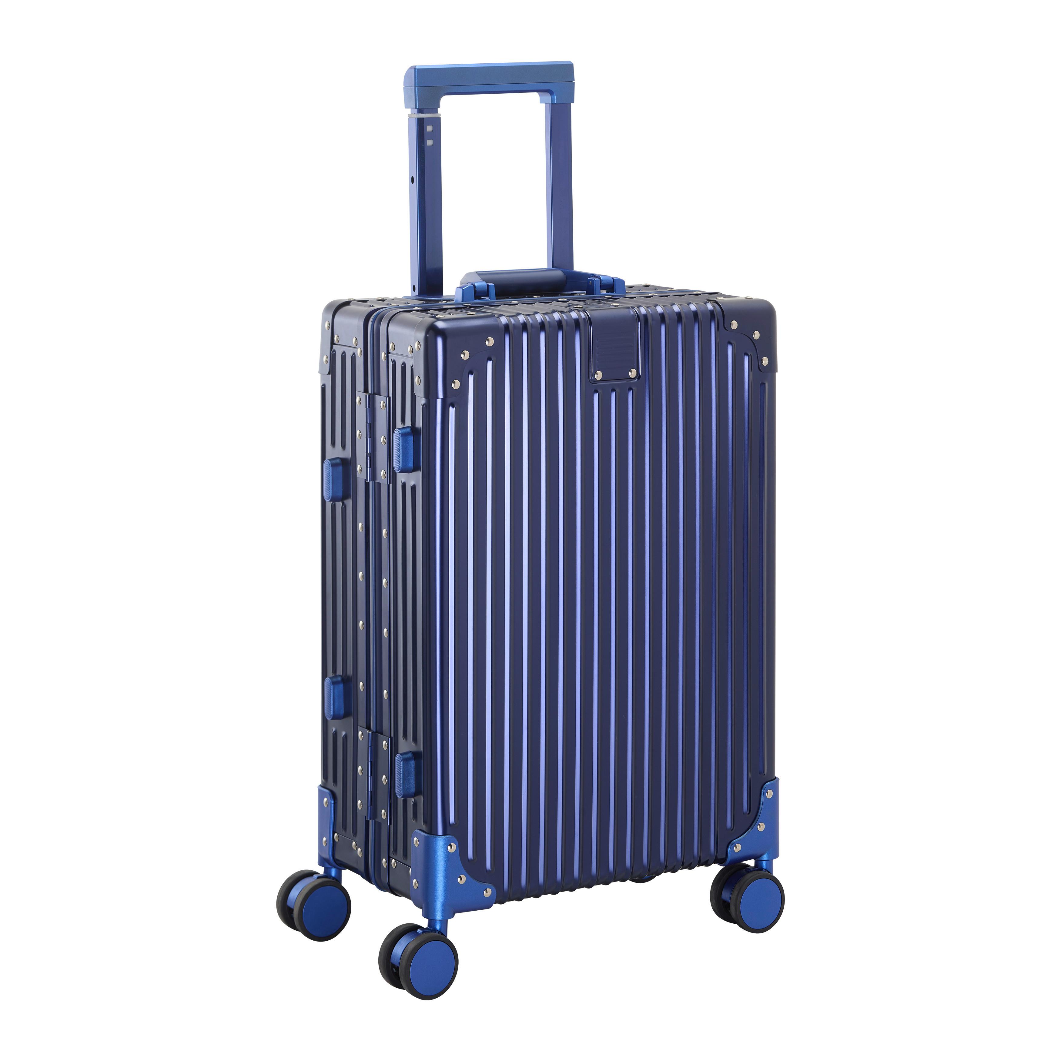 Reisekoffer Dubai Blau - Blau, KONVENTIONELL, Metall (56/36/22cm) - Mömax