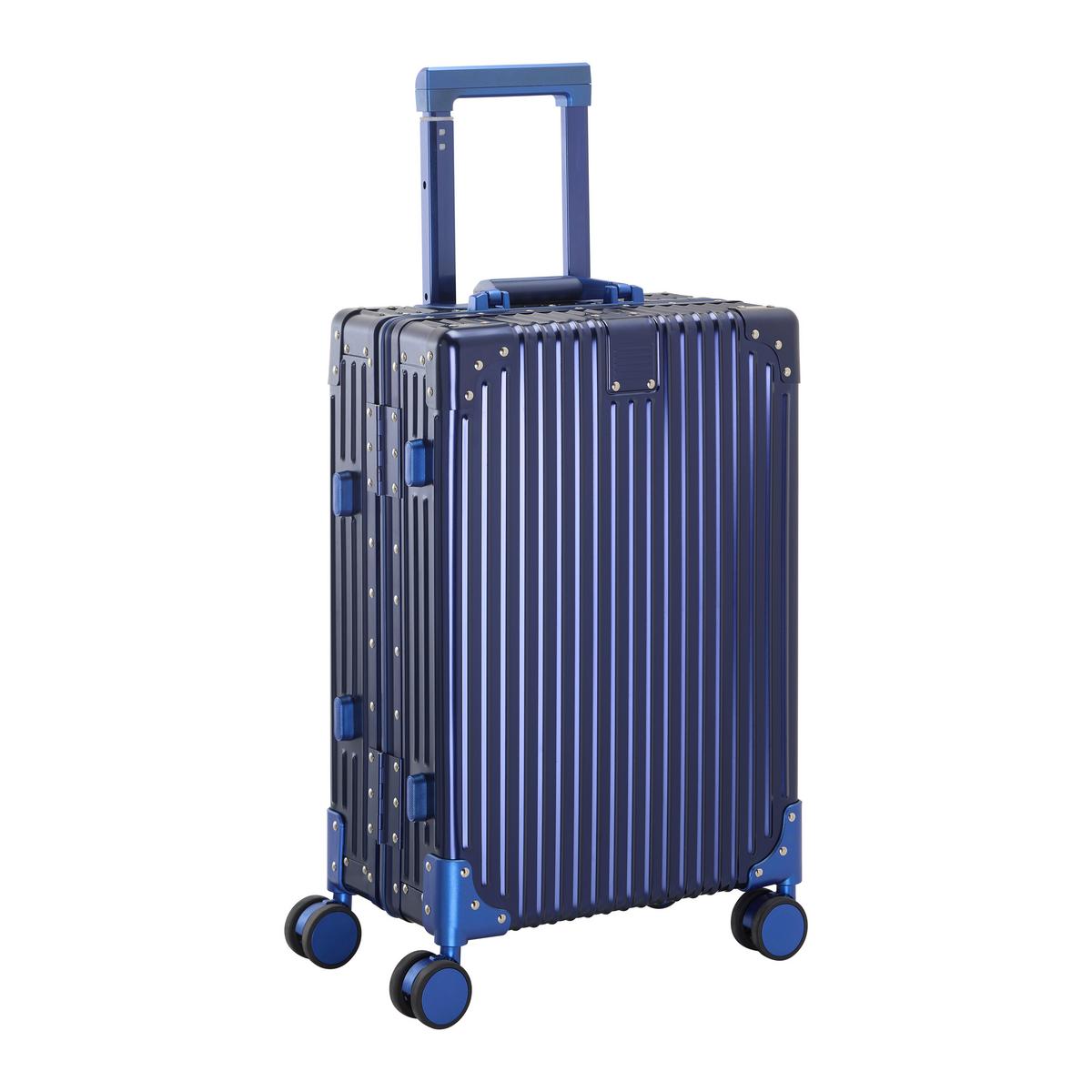 Reisekoffer Dubai Blau - Blau, KONVENTIONELL, Metall (56/36/22cm) - Mömax