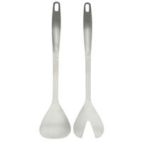 Salatbesteck Gourmet in Silberfarben - Silberfarben, Konventionell, Metall - Premium Living