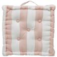 Boxkissen Blockstreif Rosa - Rosa/Hellgrün, Textil (40/40/8cm) - Mömax modern living Boxkissen Blockstreif Rosa - Rosa/Hellgrün, Textil (40/40/8cm) - Mömax modern living