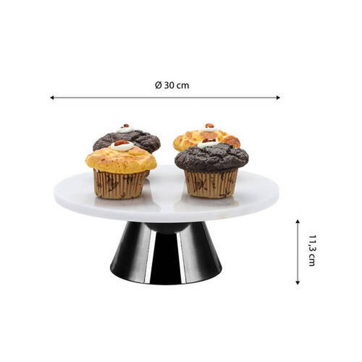 Tortatartó Állvány Ew-Tp-3004s - fekete, Basics, kő/fém (30cm) - Echtwerk