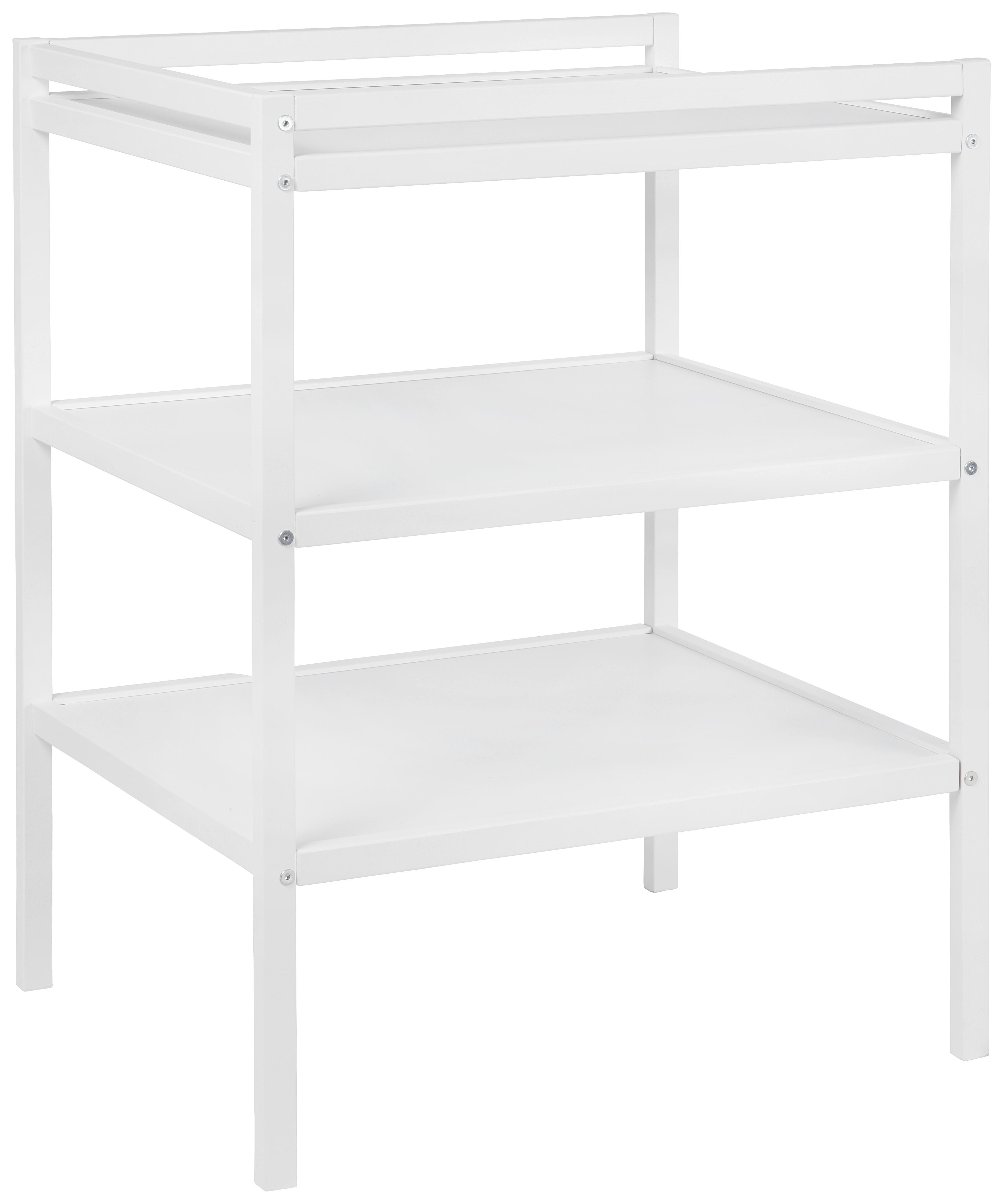 KOMODA Z PRZEWIJAKIEM SWAN - biały, Basics, drewno (54/90/70cm) - My Baby Lou