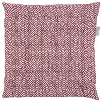 Sitzkissen Dobby Rot ca. 38x38cm - Rot, Textil (38/38/4cm) - Mömax