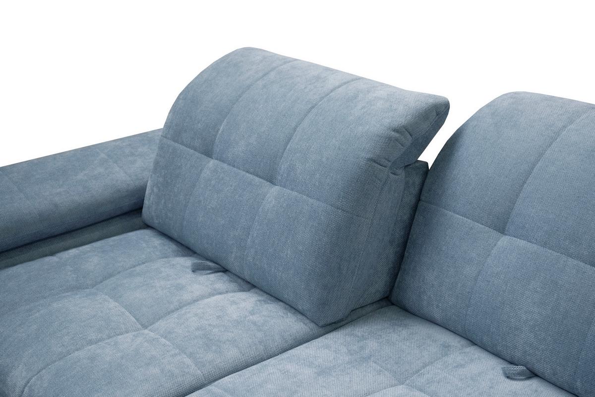 Kutna Garnitura Bellagio - plava/crna, Moderno, karton/drvni materijal (328/198cm) - Modern Living