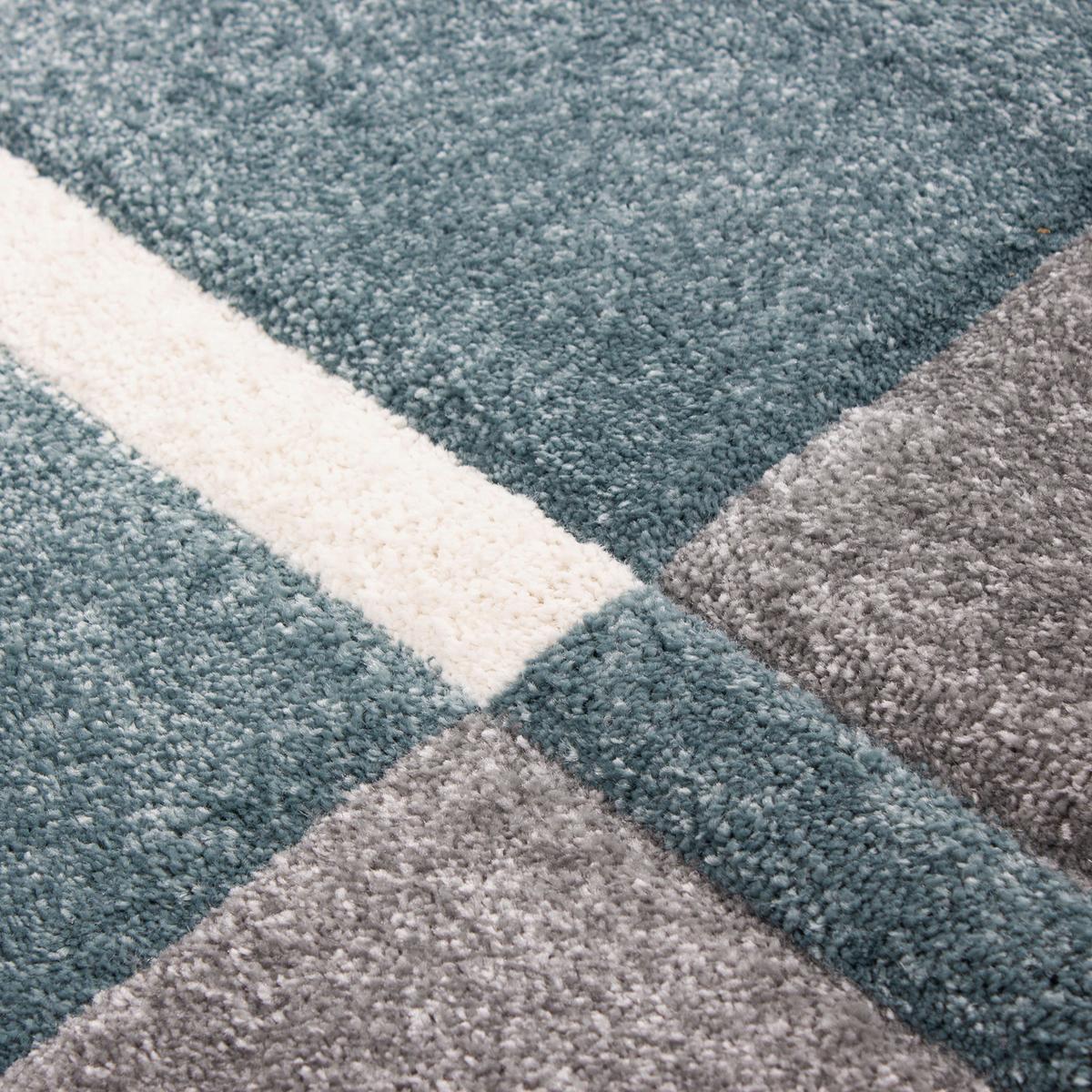 Webteppich Hawaii Blau ca. 200x290cm - Blau, KONVENTIONELL, Textil (200/290cm) - Novel