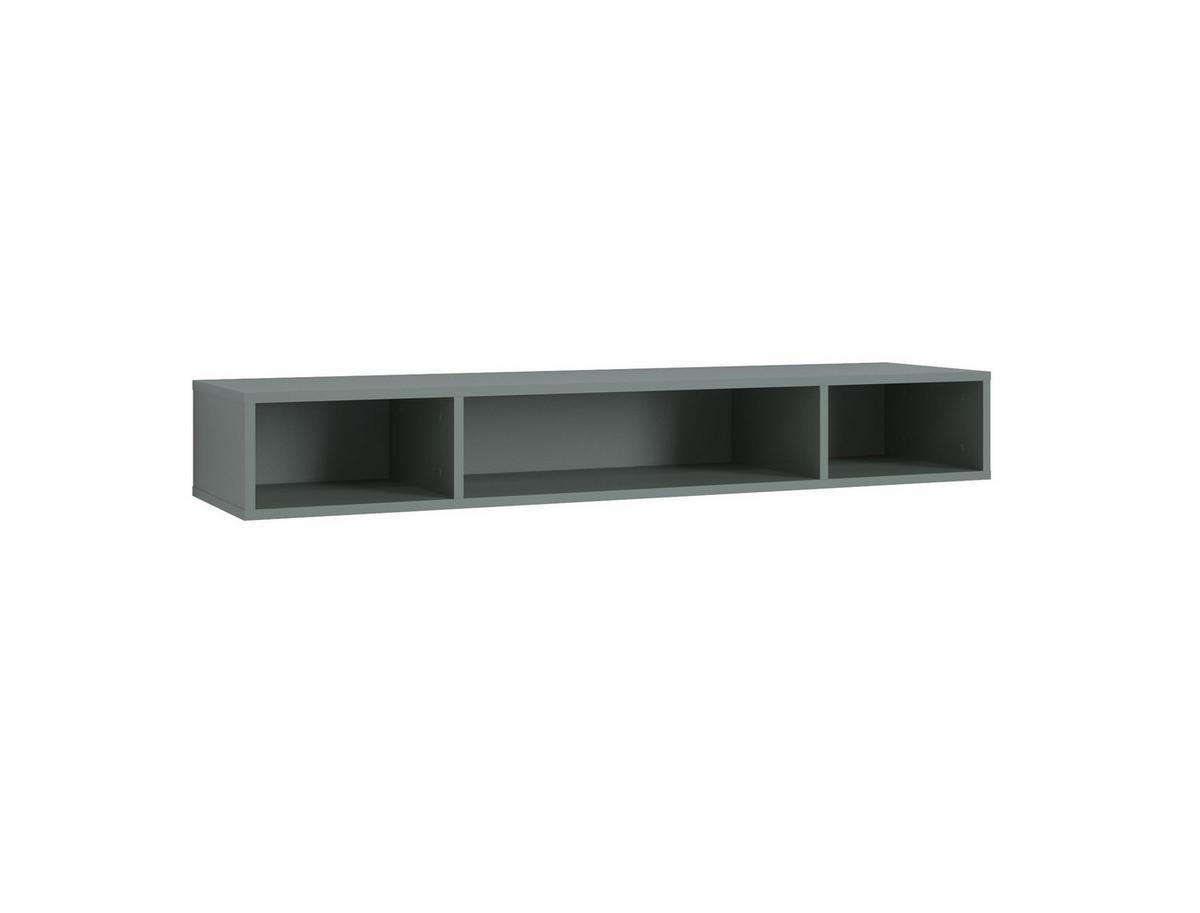 Polc Lugo - zöld, Modern, faalapú anyag (135/19,2/34,4cm) - Mömax