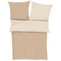 Bettwäsche Bugatti Satin ca. 155x220cm - Beige/Braun, KONVENTIONELL, Textil (155/220cm) - Bugatti