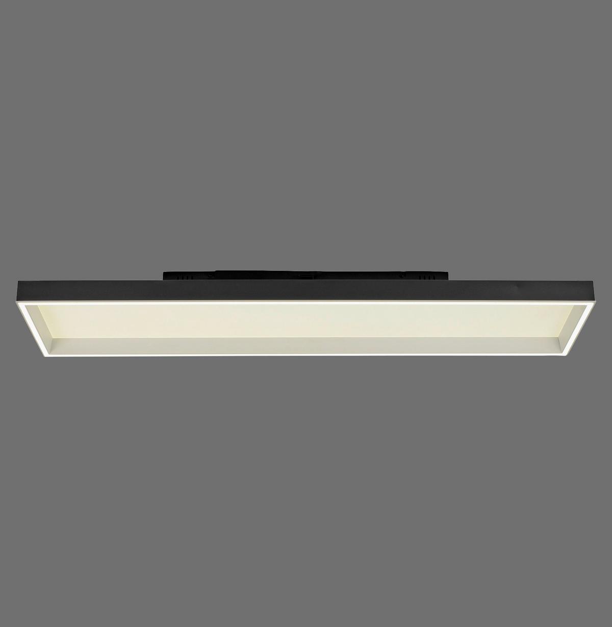 LAMPA SUFITOWA LED 6317-18 Q-MAGONG - czarny, Basics, tworzywo sztuczne/metal (120/30/8.4cm) - Paul Neuhaus